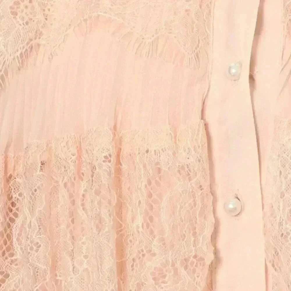 Peach Ruffle Dress - Picture 3 of 3
